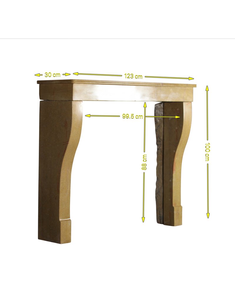 Contour De Cheminée Bicolore