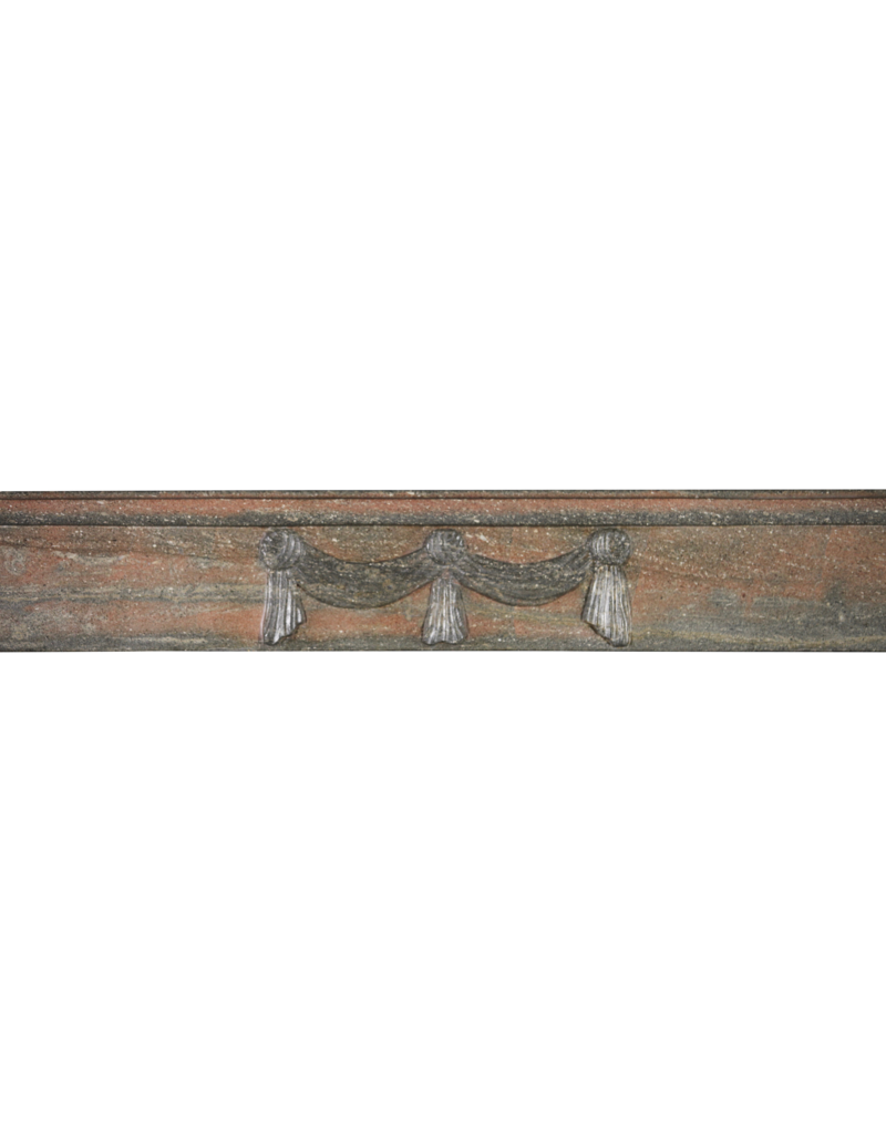 Maison Leon Van den Bogaert Antieke Lodewijk XVI sierschouw in steen