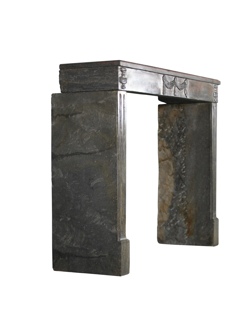 Vintage Stone Fireplace Surround Louis XVI Style