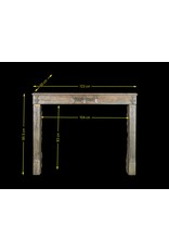 Vintage Stone Fireplace Surround Louis XVI Style