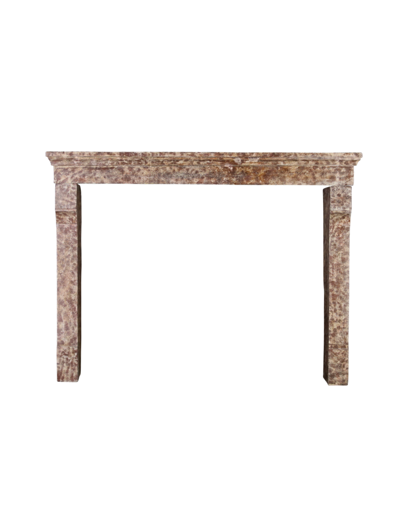 French Country Style Limestone Reclaimed Fireplace Mantle