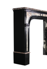 Maison Leon Van den Bogaert Klein Belgische Zwart Marmeren Decoratief Schouwtje