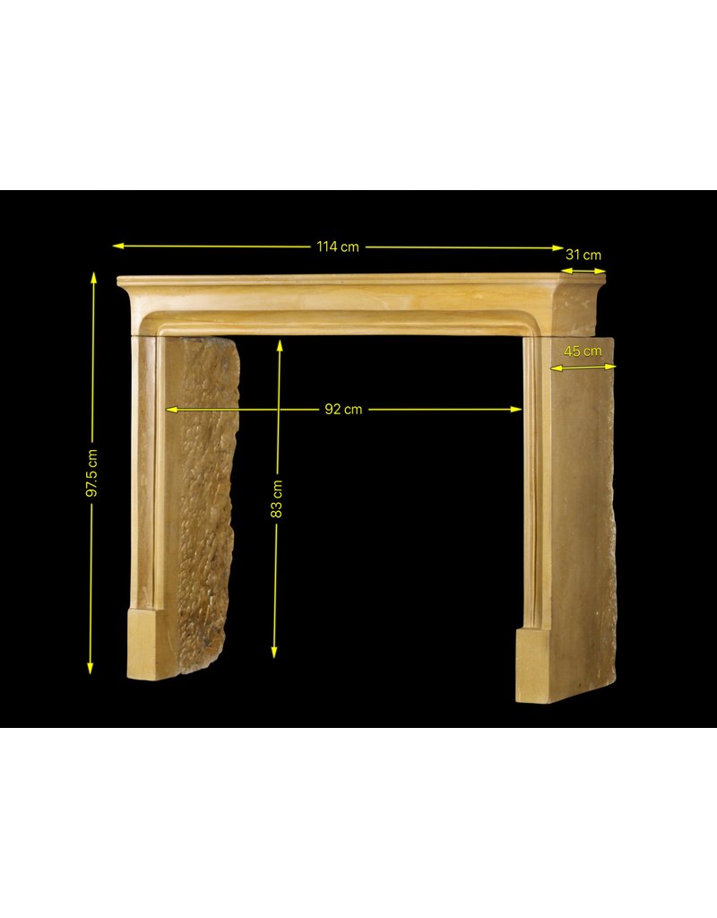 Timeless French Vintage Fireplace Mantel