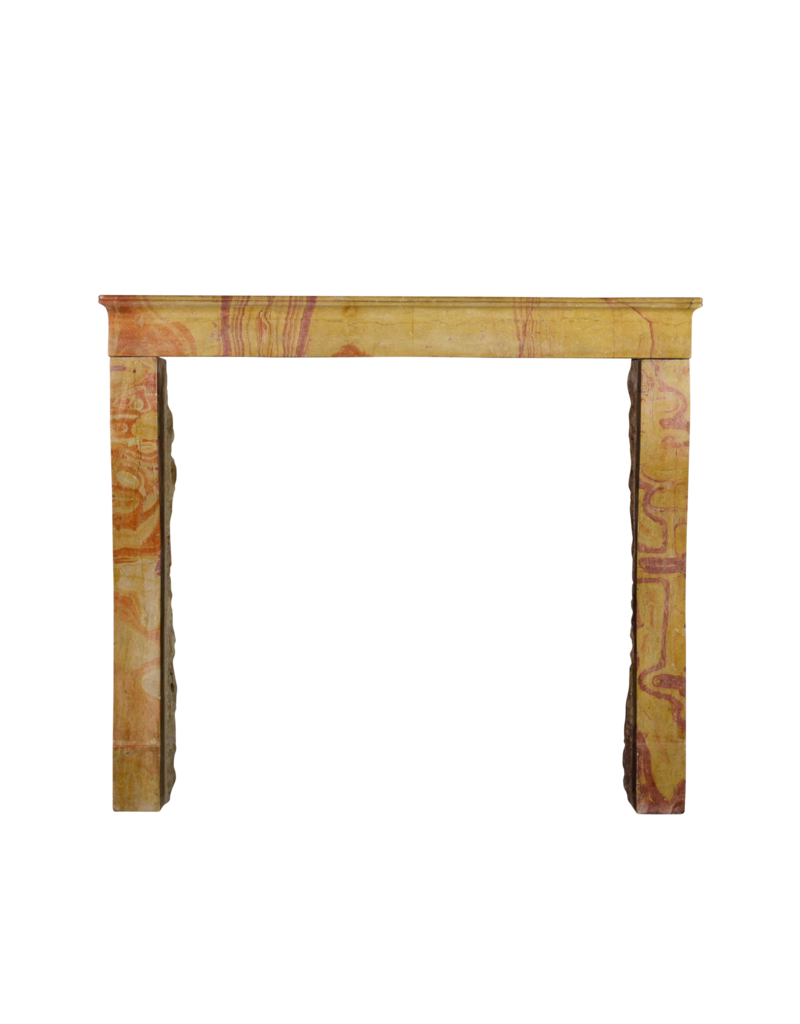 Small French Vintage Fireplace Surround For Eclectic And Modern Interior Concept