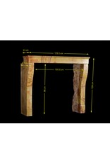 Small French Vintage Fireplace Surround For Eclectic And Modern Interior Concept