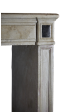 Maison Leon Van den Bogaert Elegant Timeless Chic French Limestone Vintage Fireplace Surround