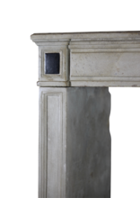 Elegant Timeless Chique French Limestone Vintage Fireplace Surround