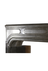 Strong French Antique Stone Fireplace Mantle