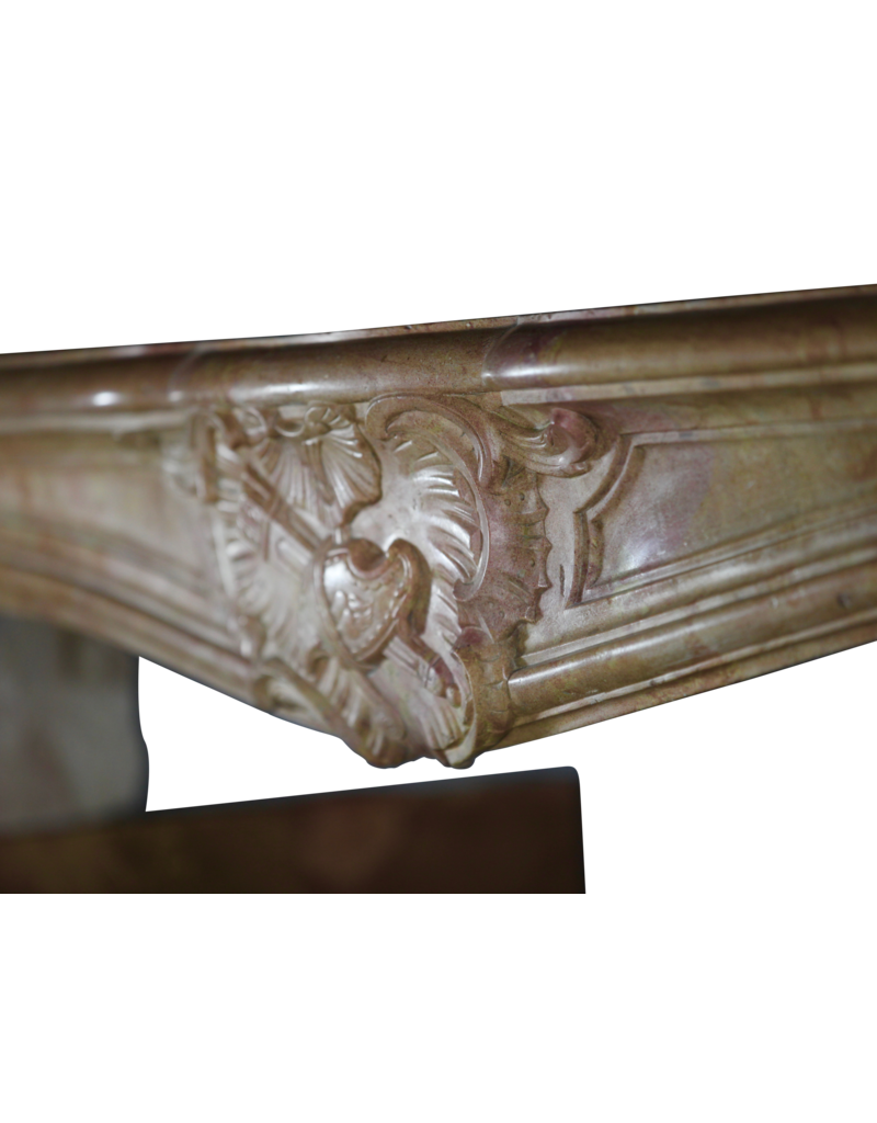 Maison Leon Van den Bogaert Vintage-Kaminumrandung aus französischem Hartstein