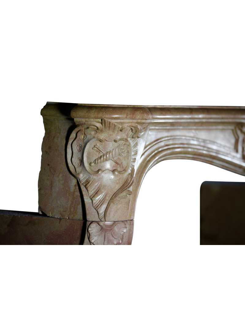Maison Leon Van den Bogaert Vintage-Kaminumrandung aus französischem Hartstein