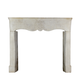 Maison Leon Van den Bogaert Feudal Antique Fireplace Surround In Limestone
