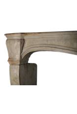 Maison Leon Van den Bogaert French Chic Country Style Vintage Limestone Fireplace Surround