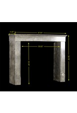 Cheminée Décorative Antique Française En Pierre Bicolore