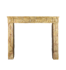 Antique Louis XVI Style Fireplace In Marble