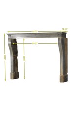 Maison Leon Van den Bogaert French Chic Country Style Vintage Fireplace Surround