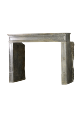 Maison Leon Van den Bogaert Vintage französisch Kaminmaske in hartem Stein