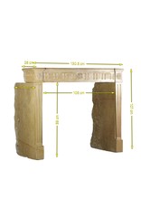 Maison Leon Van den Bogaert Vintage Kaminmaske lxvi Stil