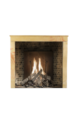 Elegant High Bicolor Hard Stone Vintage Fireplace Surround