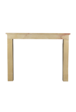 Maison Leon Van den Bogaert Vintage kleine Kaminmaske in zweifarbigem französischem Hartstein