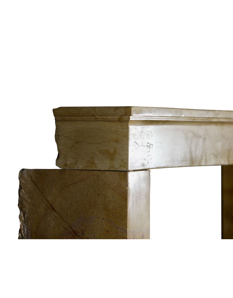 Fine Bicolor Antique Fireplace Surround