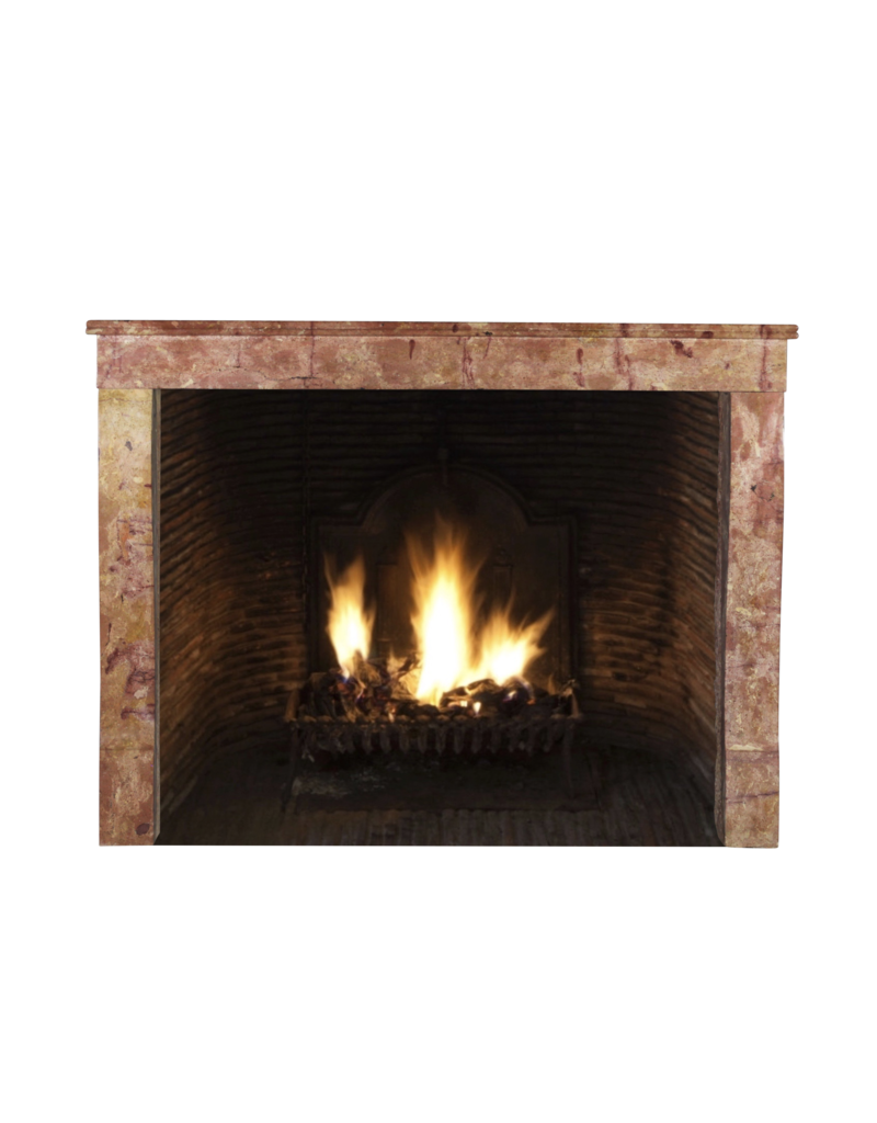 Antique Fireplace Surround In Warm Hard Stone