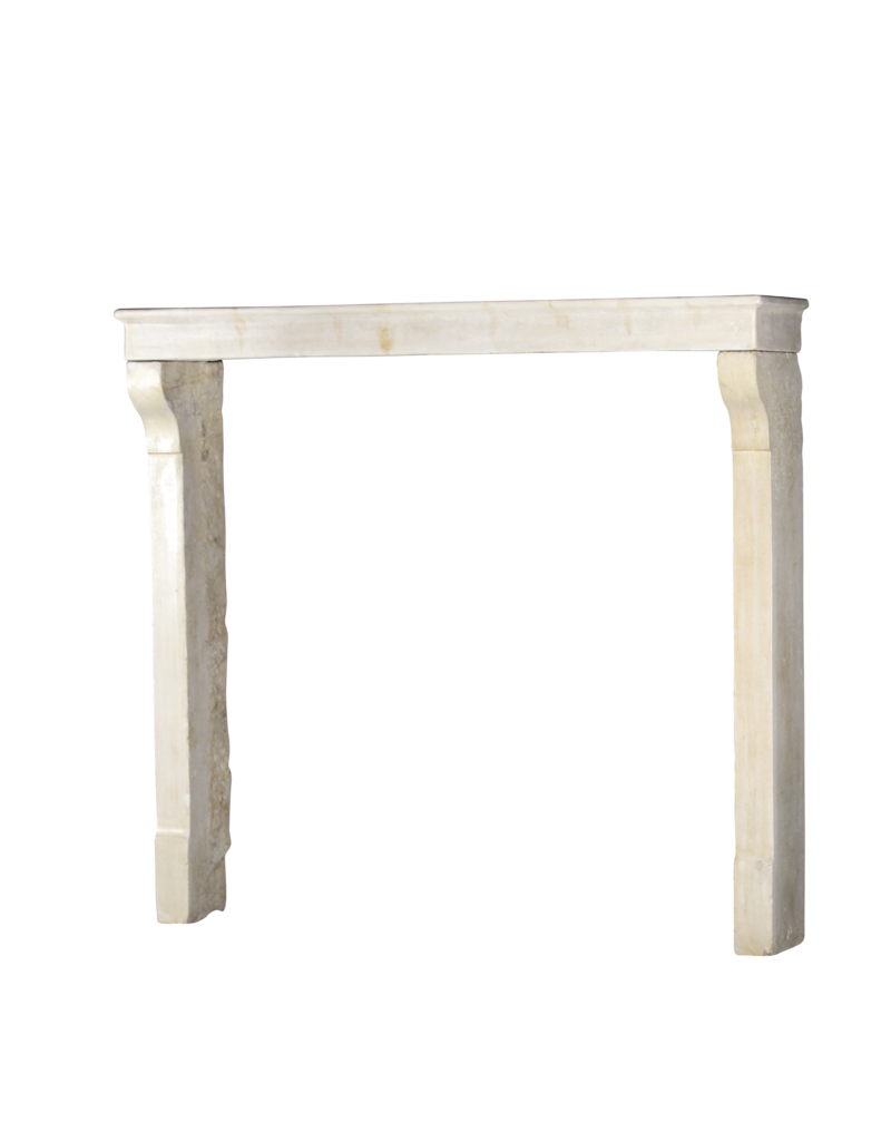 High French Country Style Vintage Limestone Fireplace Surround