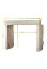 French Country Style Vintage Fireplace Surround