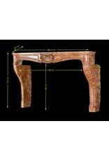 Maison Leon Van den Bogaert One Of A Kind Antique Fireplace Surround In Stone
