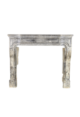 French Timeless Country Style Vintage Fireplace Surround In Limestone