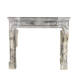 Timeless French Feeling Antique Fireplace Surround In Limestone