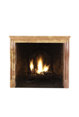 Maison Leon Van den Bogaert Vintage Kaminmaske in zweifarbigem Stein