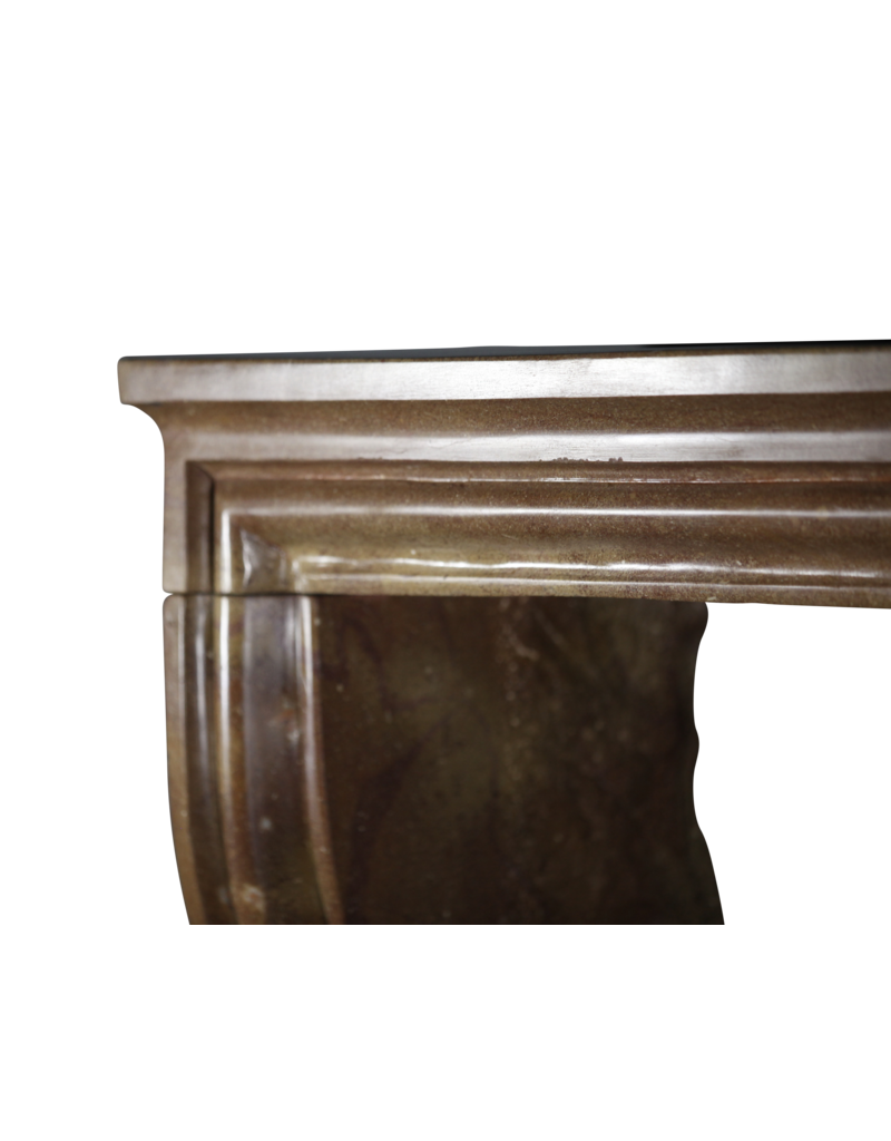 Maison Leon Van den Bogaert Vintage Kamin Maske In Zweifarbigem Stein