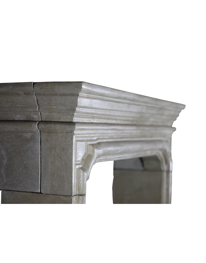 The Antique Fireplace Bank Zeitloser Französischer Harter Kalkstein Im Louis XIV-Stil