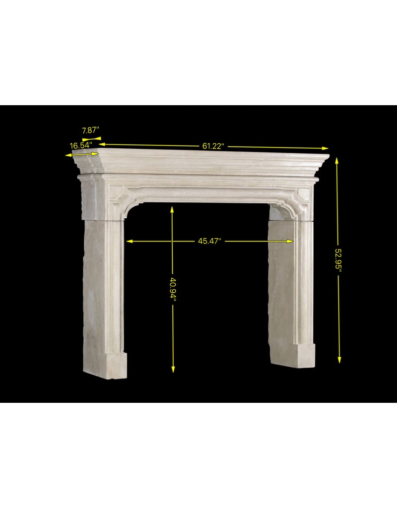 Timeless Louis XIV Style French Hard Limestone