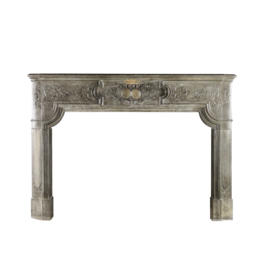 High End Antique Bicolor Stone Fireplace Surround