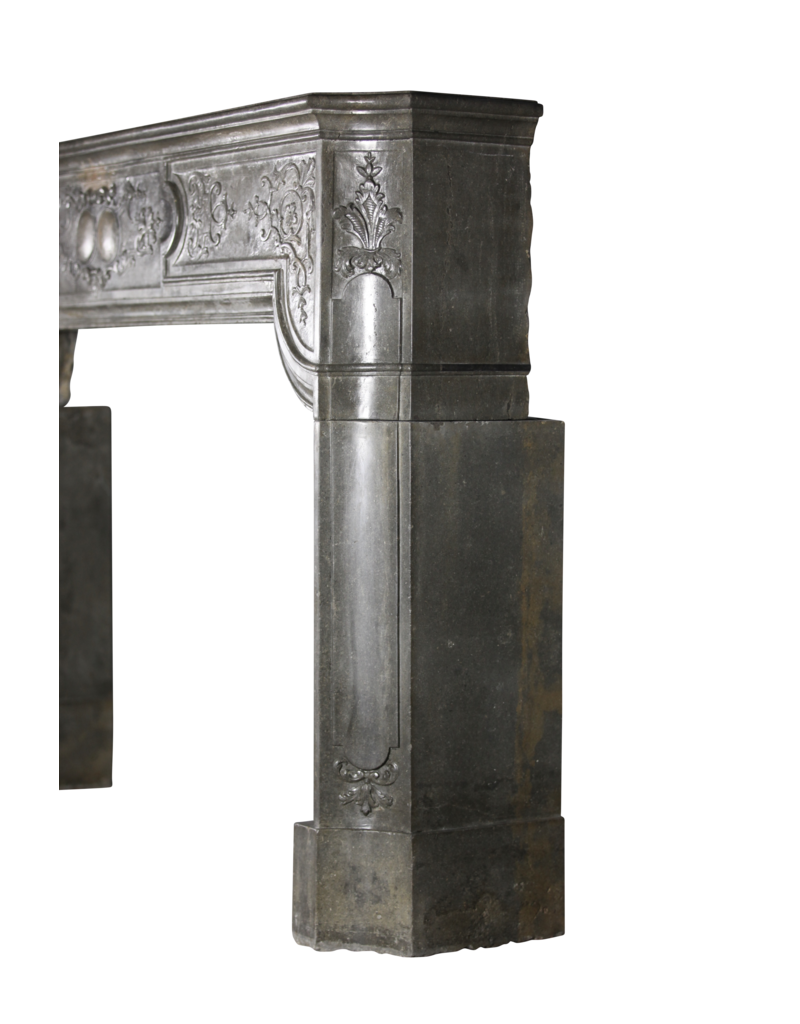 High End Bicolor Stone Antique Fireplace Surround
