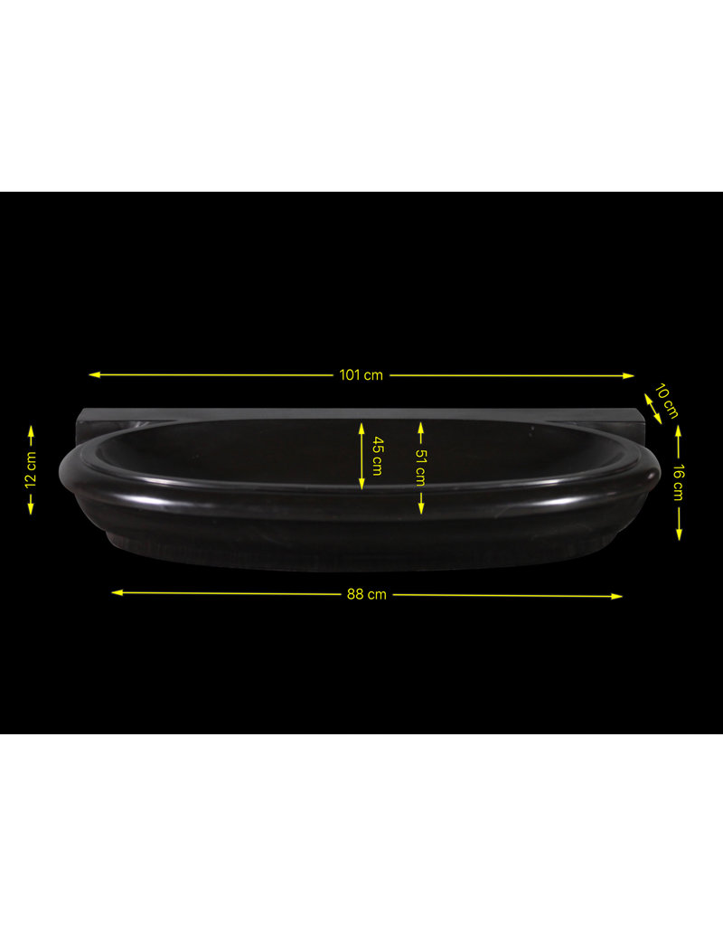 Maison Leon Van den Bogaert Black Belgian Marble Sink
