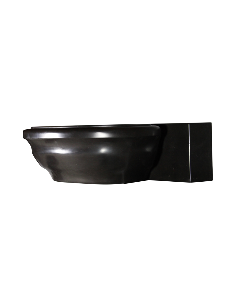 Black Belgian Marble Sink