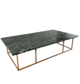 Tablette De Table En Marbre Antique Vert