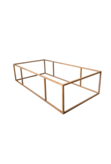 Maison Leon Van den Bogaert Rectangular Frame Table Base In Steel