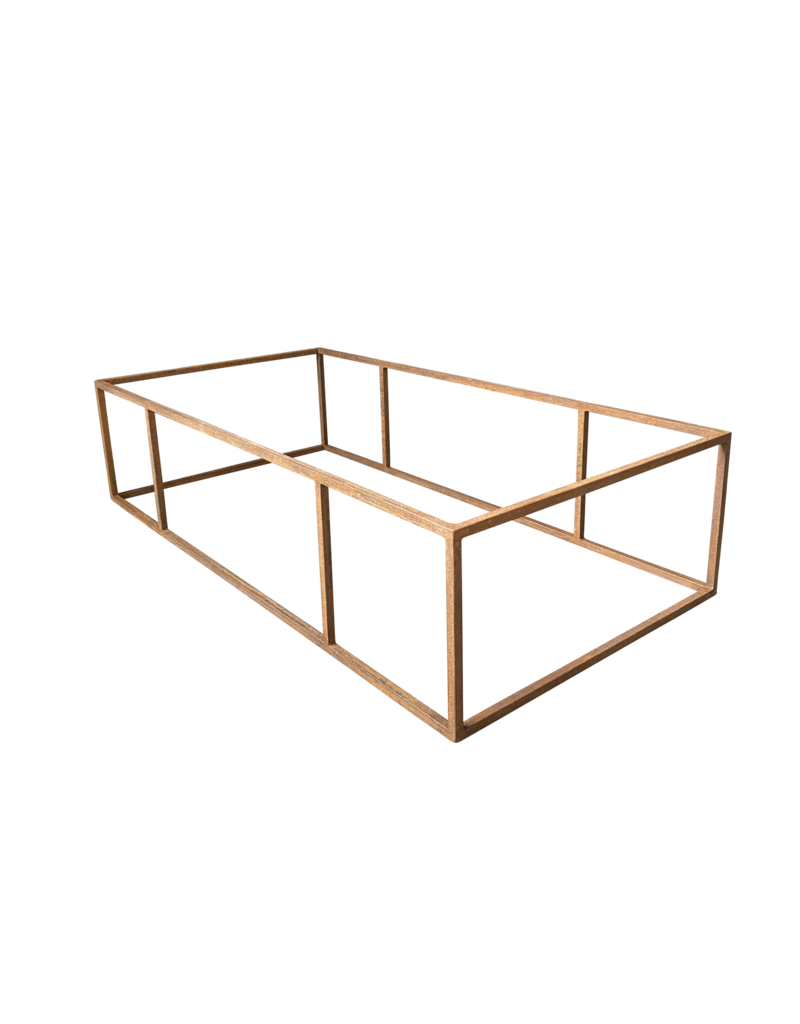 Maison Leon Van den Bogaert Rectangular Frame Table Base In Steel