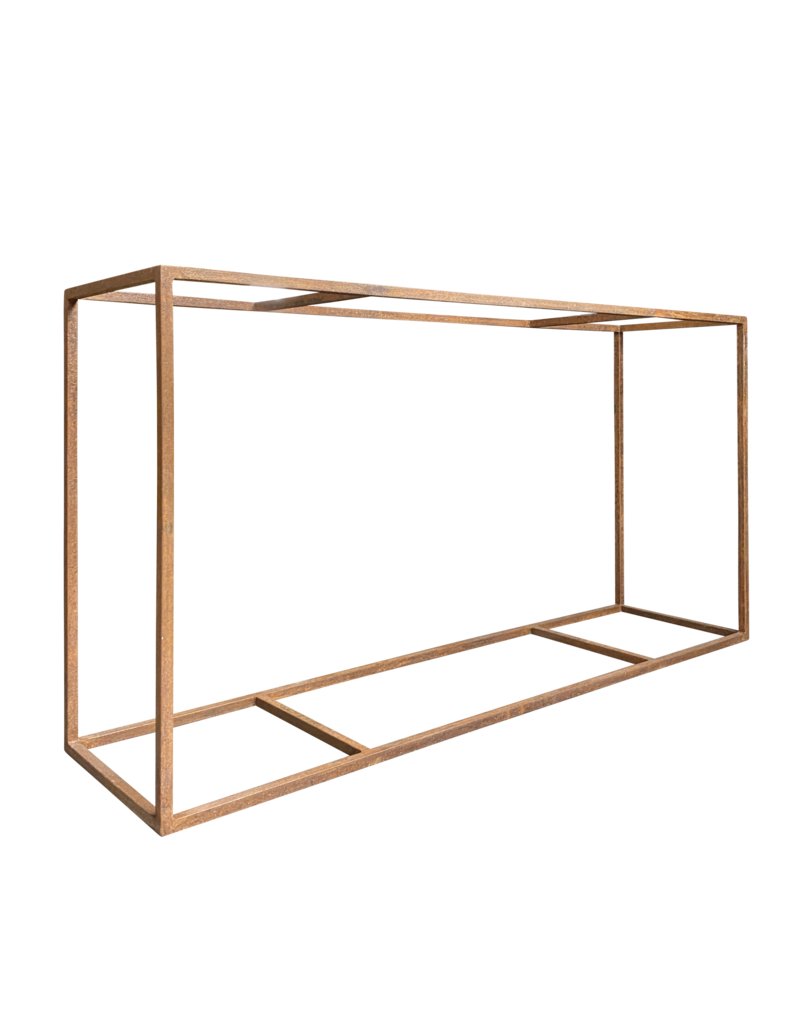 Maison Leon Van den Bogaert Rectangular Frame Table Base In Steel