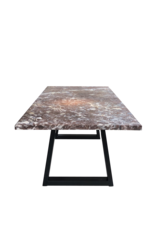 Original Table Top In Antique Roche-Fort Marble From The Ardennes