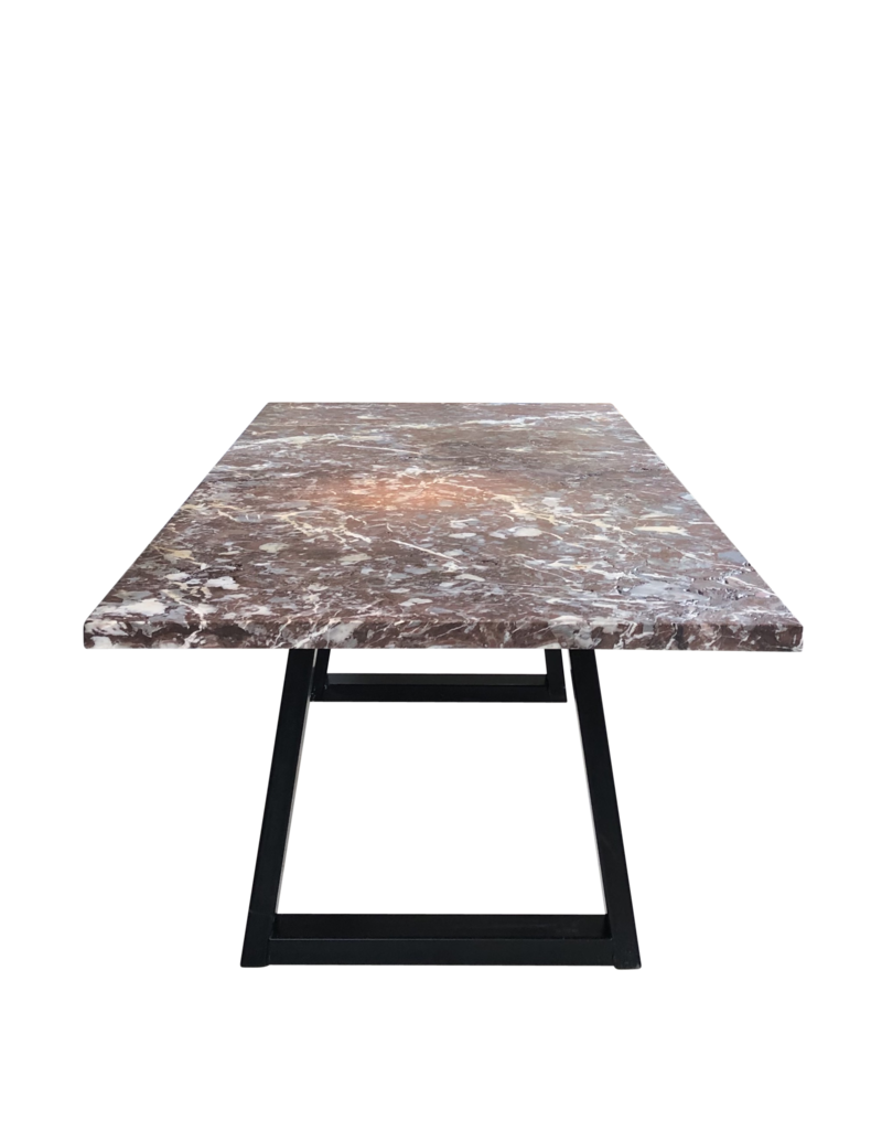 Original Table Top In Antique Roche-Fort Marble From The Ardennes