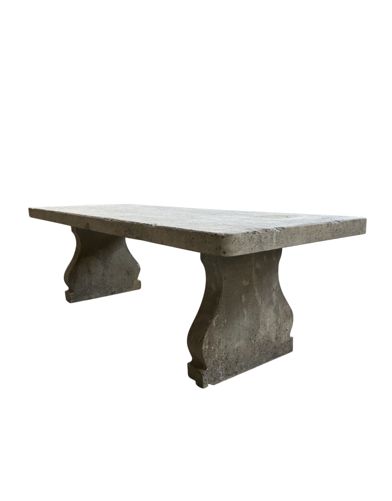 Maison Leon Van den Bogaert Gran Mesa De Piedra Para Jardín