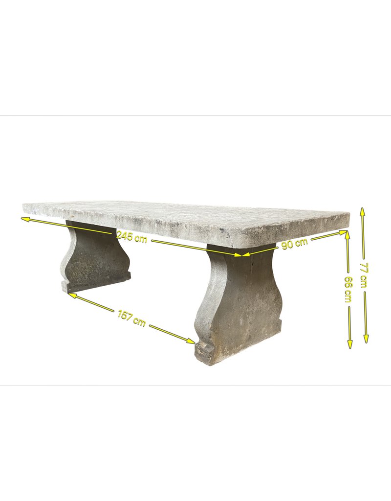 Grand Limestone Classy Country Style Table