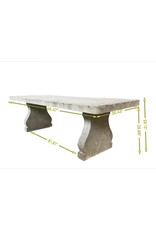 Maison Leon Van den Bogaert Grande Table De Style Campagnard En Grès