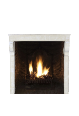 Grand French Country Style Limestone Fireplace Surround