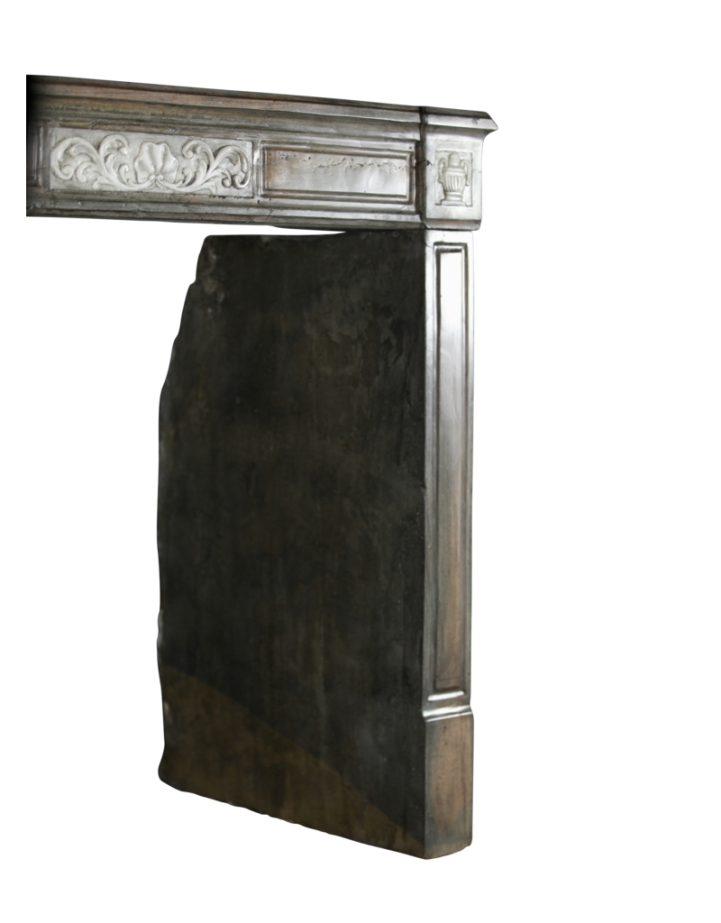 Fino Louis XVI Francés Antiguo Chimenea Surround