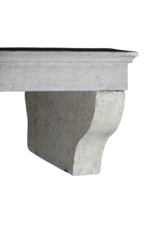 French Country Style Limestone Fireplace Top